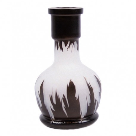 Waterpijp-fles Flame zwart